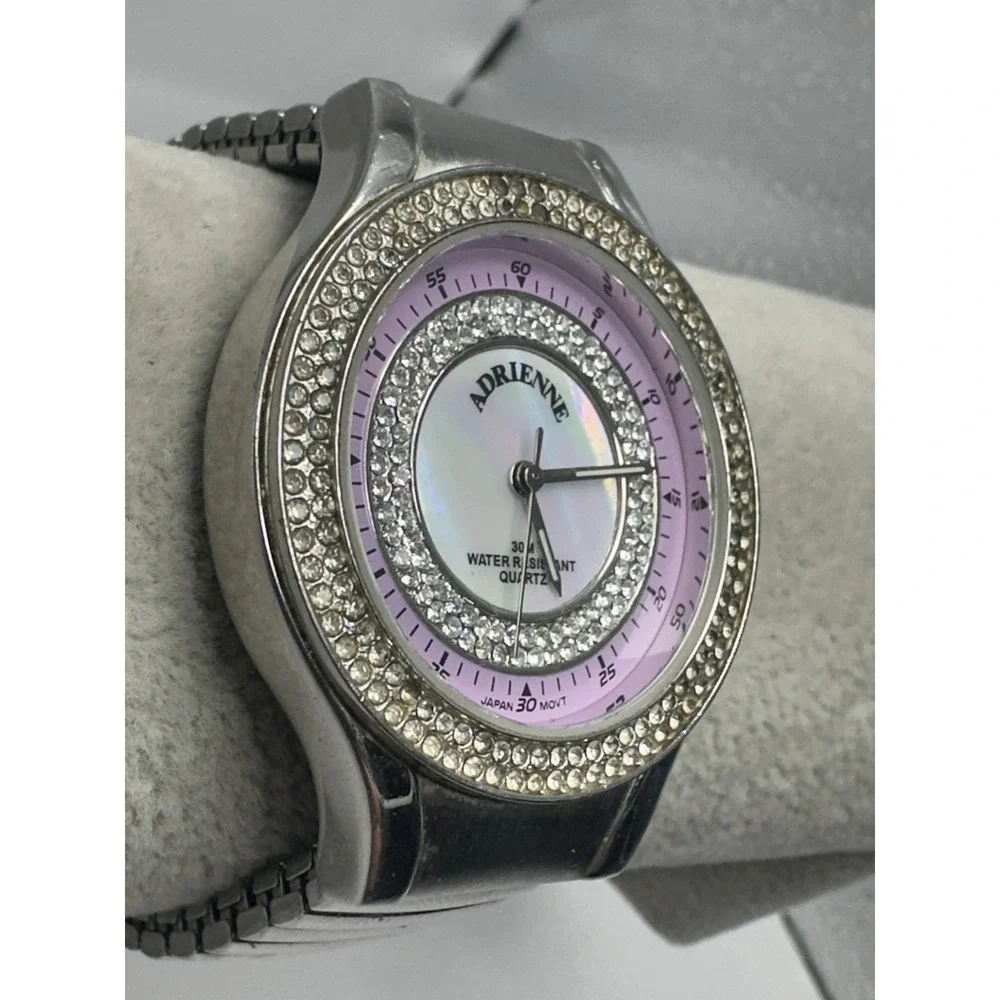Adrienne Limited Edition Ladies MOP Watch‎ New Battery 36MM 6.25
